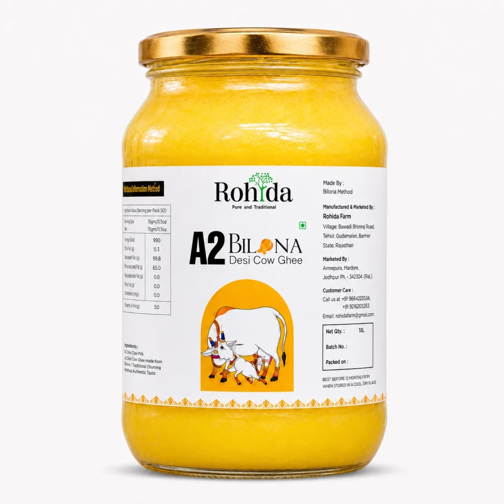 A2 Desi Cow Bilona Ghee - 500ml