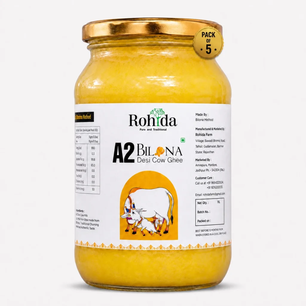 A2 Desi Cow Bilona Ghee-5L