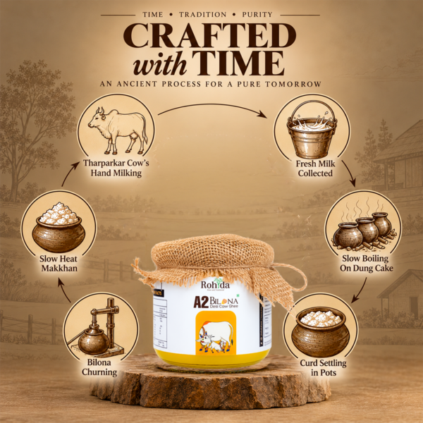 A2 Desi Cow Bilona Ghee - 350ml - alternate view
