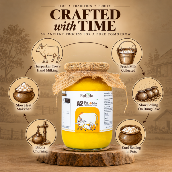 A2 Desi Cow Bilona Ghee - 500ml - alternate view